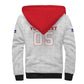 Custom Cabo Verde Sherpa Hoodie Blue Sharks Fear No Giants