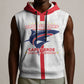 Custom Cabo Verde Sleeveless Hoodie Blue Sharks Fear No Giants