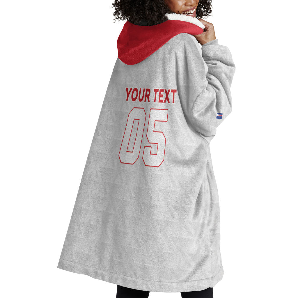 Custom Cabo Verde Wearable Blanket Hoodie Blue Sharks Fear No Giants