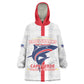 Custom Cabo Verde Wearable Blanket Hoodie Blue Sharks Fear No Giants
