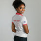 Custom Cabo Verde Women Polo Shirt Blue Sharks Fear No Giants
