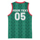 Custom Algeria Football 2026 Basketball Jersey Algerian Geometric Patterns