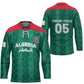 Custom Algeria Football 2026 Hockey Jersey Algerian Geometric Patterns
