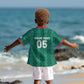 Custom Algeria Football 2026 Kid Hawaiian Shirt Algerian Geometric Patterns