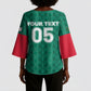 Custom Algeria Football 2026 Kimono Sleeve Blouse Algerian Geometric Patterns