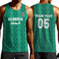 Custom Algeria Football 2026 Men Tank Top Algerian Geometric Patterns