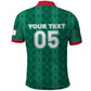 Custom Algeria Football 2026 Polo Shirt Algerian Geometric Patterns