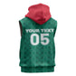 Custom Algeria Football 2026 Sleeveless Hoodie Algerian Geometric Patterns