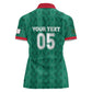 Custom Algeria Football 2026 Women Polo Shirt Algerian Geometric Patterns