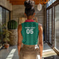 Custom Algeria Football 2026 Women Sleeveless Polo Shirt Algerian Geometric Patterns