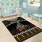Ivory Coast Festival Of Masks Area Rug Traditional Zaouli Dance