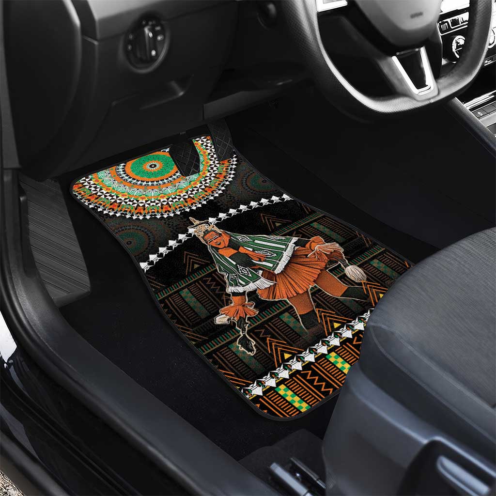 Ivory Coast Festival Of Masks Car Mats Traditional Zaouli Dance