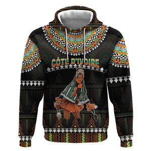 Ivory Coast Festival Of Masks Hoodie Traditional Zaouli Dance