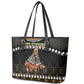 Ivory Coast Festival Of Masks Leather Tote Bag Traditional Zaouli Dance