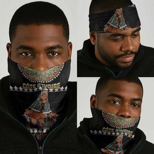Ivory Coast Festival Of Masks Neck Gaiter Traditional Zaouli Dance LT05