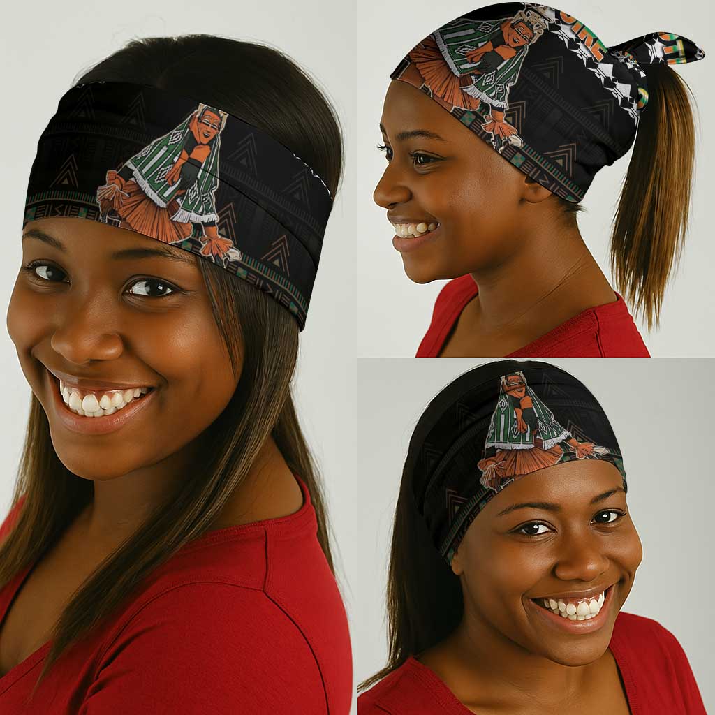 Ivory Coast Festival Of Masks Neck Gaiter Traditional Zaouli Dance LT05
