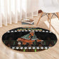 Ivory Coast Festival Of Masks Round Carpet Traditional Zaouli Dance