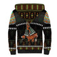 Ivory Coast Festival Of Masks Sherpa Hoodie Traditional Zaouli Dance