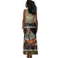 Ivory Coast Festival Of Masks Tank Maxi Dress Traditional Zaouli Dance