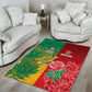 South Africa And England Rugby Area Rug Springboks And Red Rose Together - African Pride