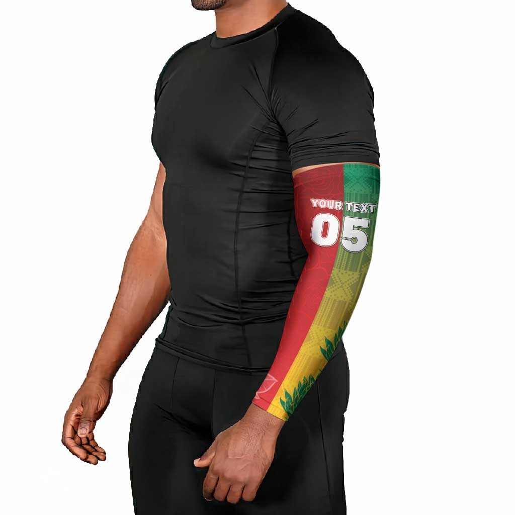 South Africa And England Rugby Custom Arm Sleeves Springboks And Red Rose Together - African Pride
