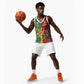 South Africa And England Rugby Custom Basketball Jersey Springboks And Red Rose Together - African Pride
