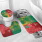South Africa And England Rugby Bathroom Set Springboks And Red Rose Together - African Pride