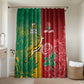 South Africa And England Rugby Bathroom Set Springboks And Red Rose Together - African Pride
