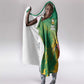 South Africa And England Rugby Hooded Blanket Springboks And Red Rose Together - African Pride