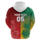 South Africa And England Rugby Custom Hoodie Springboks And Red Rose Together - African Pride