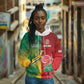 South Africa And England Rugby Custom Hoodie Springboks And Red Rose Together - African Pride