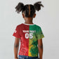 South Africa And England Rugby Custom Kid T shirt Springboks And Red Rose Together - African Pride