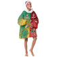South Africa And England Rugby Custom Kid Wearable Blanket Hoodie Springboks And Red Rose Together - African Pride
