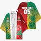 South Africa And England Rugby Custom Kimono Springboks And Red Rose Together - African Pride