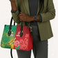 South Africa And England Rugby Leather Bag Springboks And Red Rose Together - African Pride
