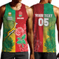 South Africa And England Rugby Custom Men Tank Top Springboks And Red Rose Together - African Pride