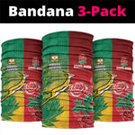 South Africa And England Rugby Neck Gaiter Springboks And Red Rose Together - African Pride