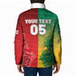 South Africa And England Rugby Custom Padded Jacket Springboks And Red Rose Together - African Pride