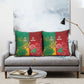 South Africa And England Rugby Pillow Cover Springboks And Red Rose Together - African Pride