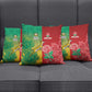 South Africa And England Rugby Pillow Cover Springboks And Red Rose Together - African Pride