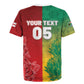 South Africa And England Rugby Custom Rugby Jersey Springboks And Red Rose Together - African Pride