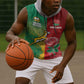South Africa And England Rugby Custom Sleeveless Hoodie Springboks And Red Rose Together - African Pride