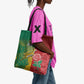 South Africa And England Rugby Tote Bag Springboks And Red Rose Together - African Pride