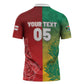 South Africa And England Rugby Custom Zipper Polo Shirt Springboks And Red Rose Together - African Pride