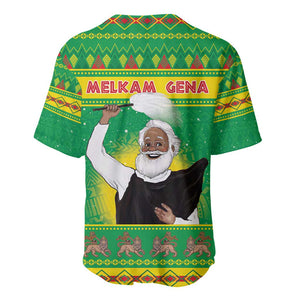 Afro Ethiopia Christmas Baseball Jersey Melkam Gena Yegena Abat
