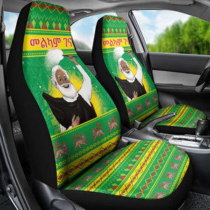 Afro Ethiopia Christmas Car Seat Cover Melkam Gena Yegena Abat