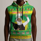 Afro Ethiopia Christmas Sleeveless Zip Hoodie Melkam Gena Yegena Abat - African Pride