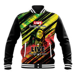 Reggae Legend Baseball Jacket Love The Life You Live Live The Life You Love