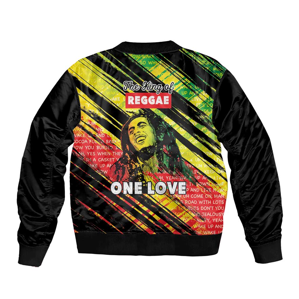 Reggae Legend Bomber Jacket Love The Life You Live Live The Life You Love