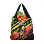 Reggae Legend Grocery Bag Love The Life You Live Live The Life You Love